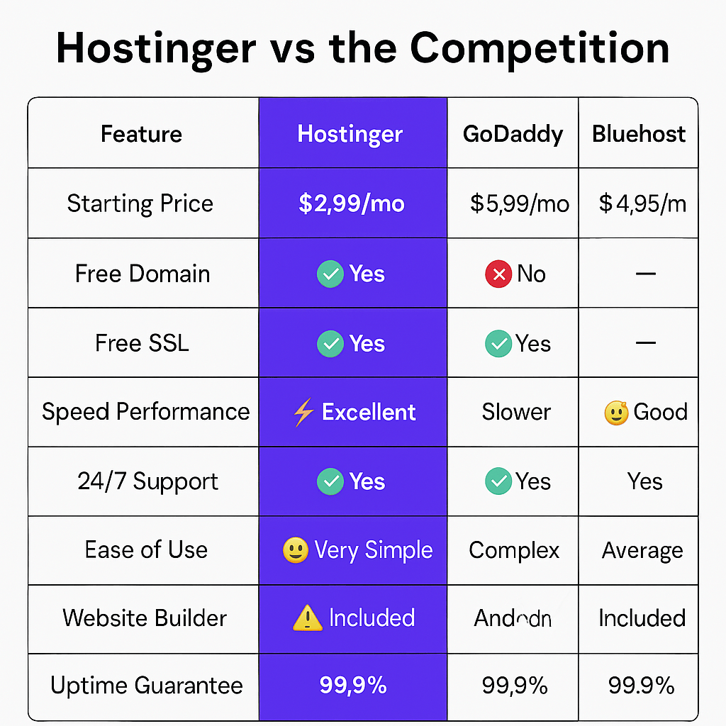 affordable Hostinger hosting 2025