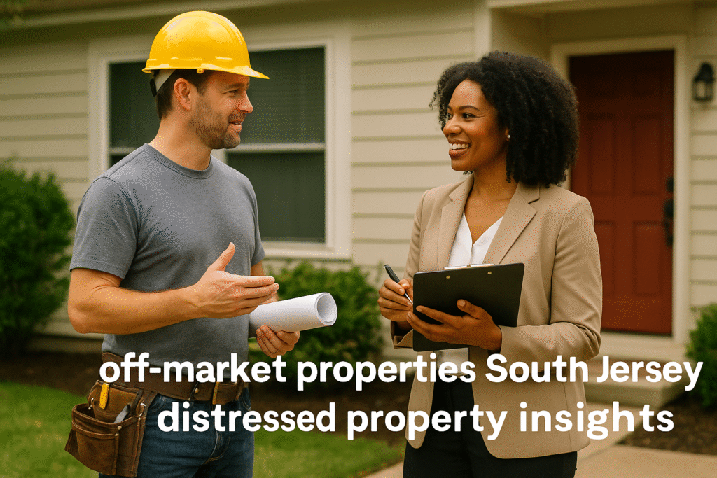 off-market properties South Jersey distressed property insights