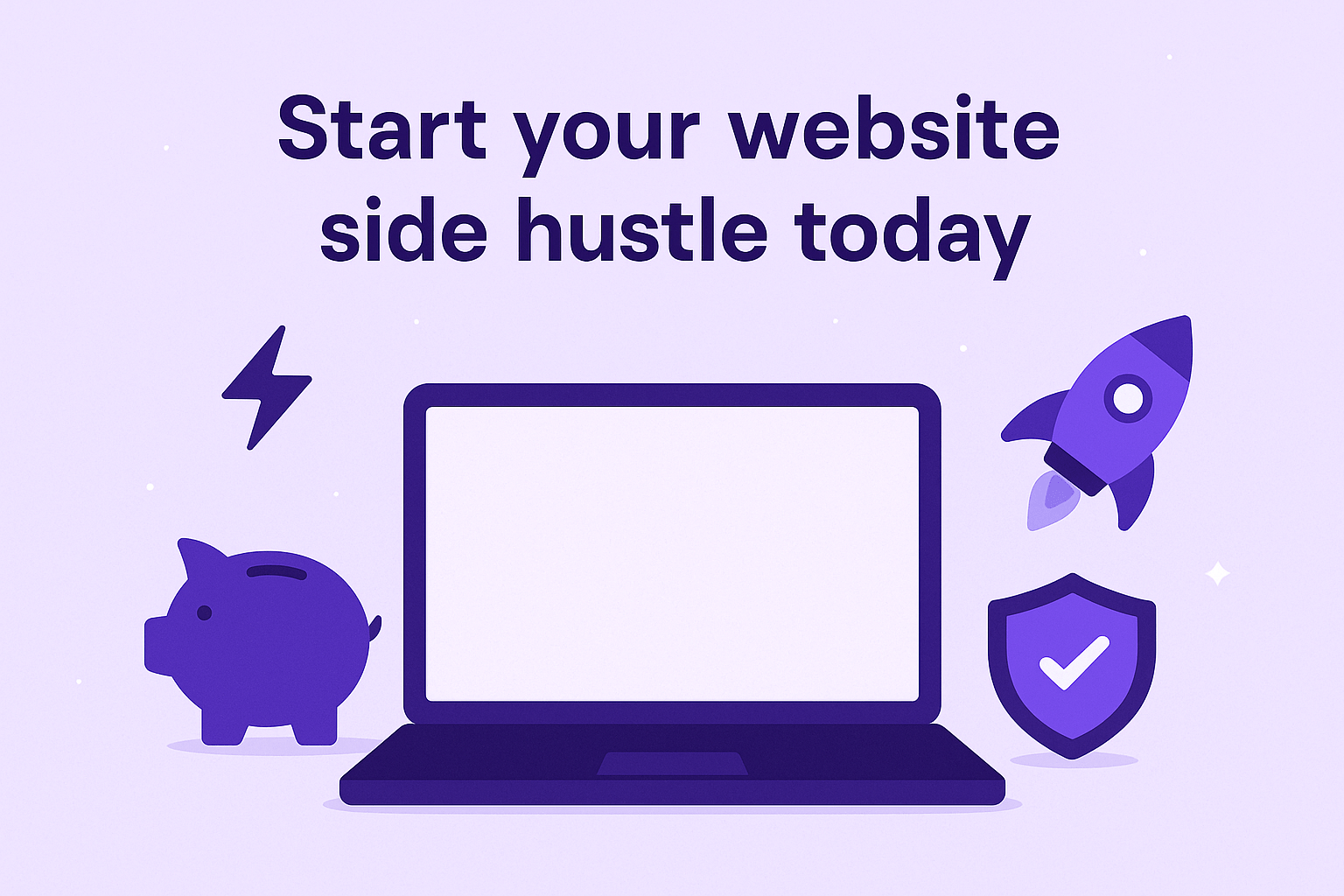 start a website side hustle with Hostinger