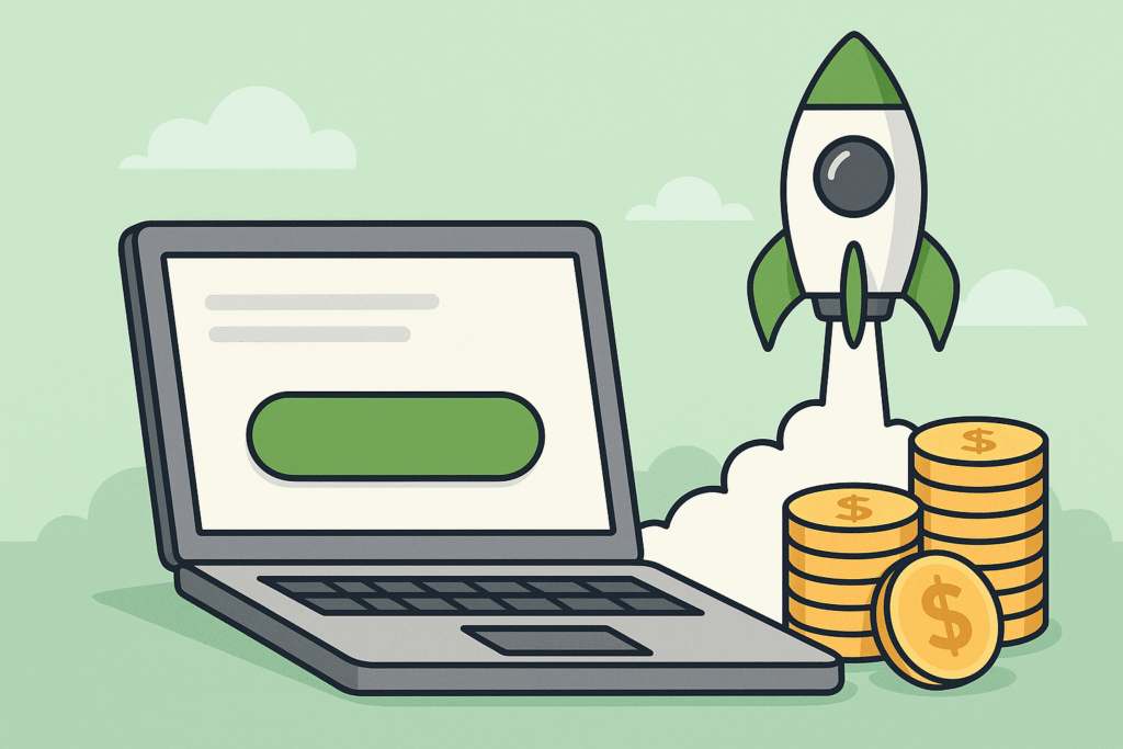 start a website side hustle with Hostinger