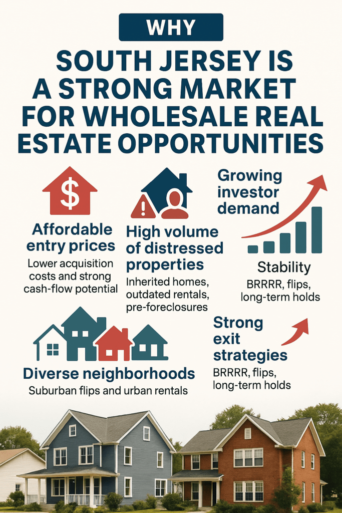 “Why South Jersey is a strong market for wholesale real estate opportunities.”