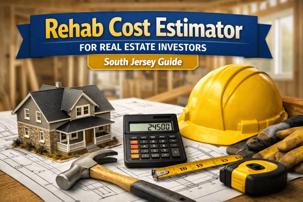 Rehab cost estimation for real estate deals using a real estate deal analyzer in South Jersey