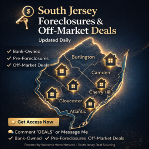 South Jersey foreclosure and off-market deals